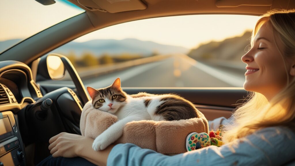 How to Travel with a Cat in a Car Long Distance USA