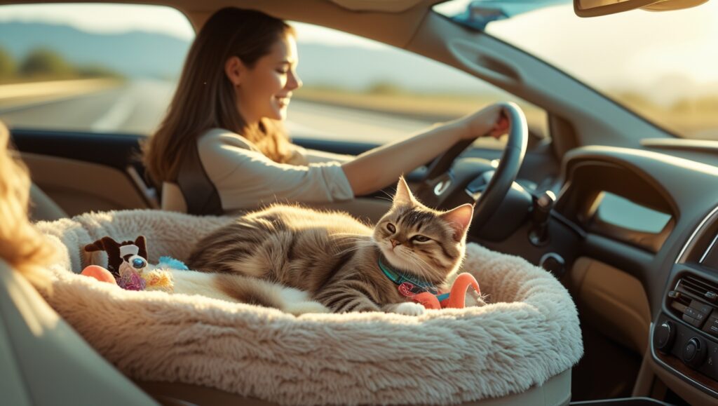 How to Travel with a Cat in a Car Long Distance USA